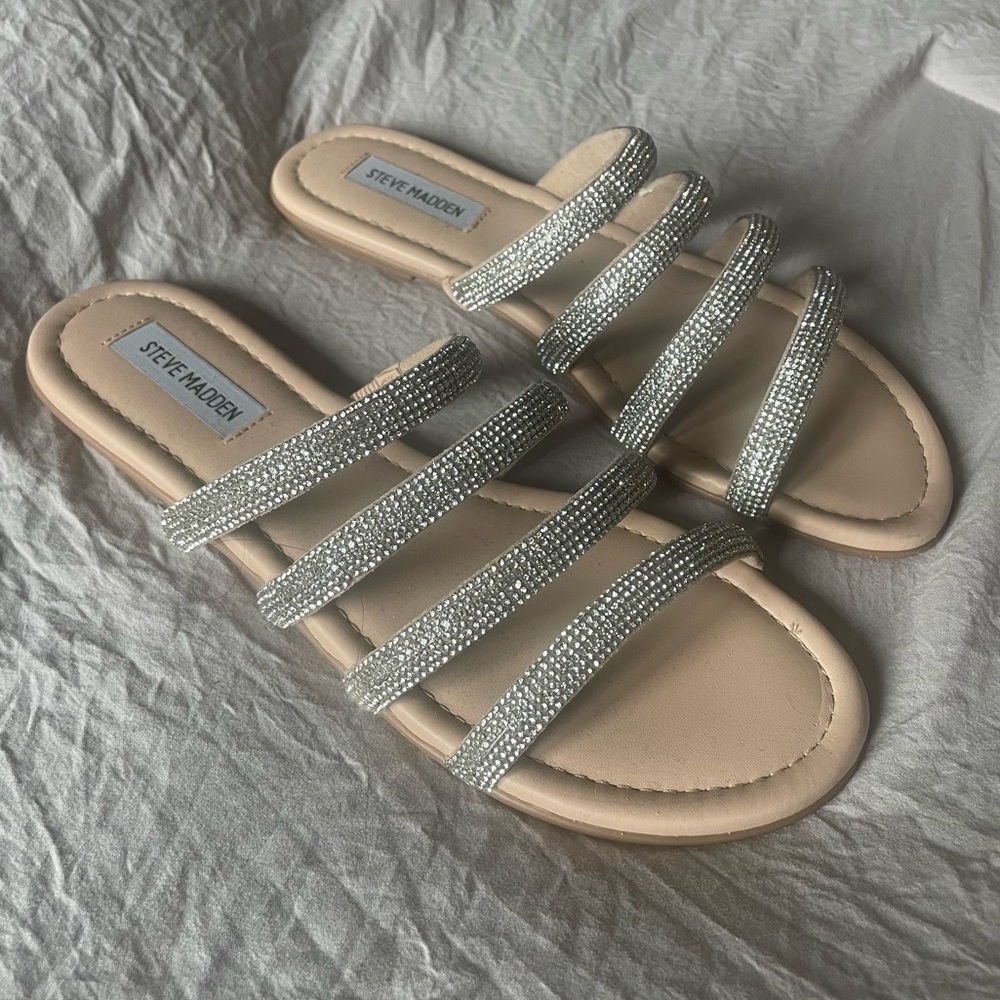 Steve Madden Rhinestone Sandals